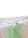 50er Plissee-Maxikleid mit Ombre und Zipfelsaum