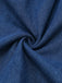 Blaues 50er Jeans-Shirtkleid mit Reverskragen und Knopf