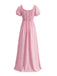 30er Maxikleid mit Puffärmel und Empire-Taille