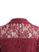 50er Jacke mit Blumen und Knopfleiste