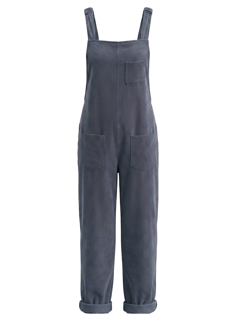 60er Jumpsuit mit Träger und Cord
