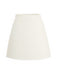 Beige 70er Minirock in A-Linie