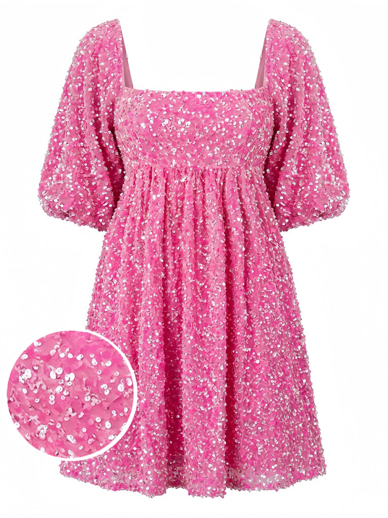 1960s Square Neck Vintage Classic Dress
