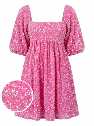 1960s Square Neck Vintage Classic Dress