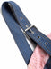Blau 50er Jeans-Korsett mit Spitze und Kontrast