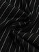 Schwarze 30er Strickhose mit weitem Bein