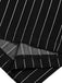 Schwarze 30er Strickhose mit weitem Bein