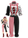 Rotes 40er Scary-Clown-Halloween-Cosplay-Set