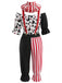 Rotes 40er Scary-Clown-Halloween-Cosplay-Set