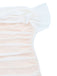 60er schulterfreies Netz-Minikleid