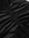 50er Gothic Kleid mit Spitzen-Tüll und Tunnelzug-Raffung