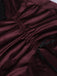 50er Gothic Kleid mit Spitzen-Tüll und Tunnelzug-Raffung