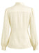 40er Bluse mit Schleife und Karo