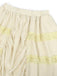 Beige 50er Rock mit Spitze und Besatz