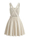 60er Kleid mit gerippt und Cord