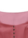 Rosa 50er Oktoberfest-Dirndl-Set mit Samt-Detail und Schürze