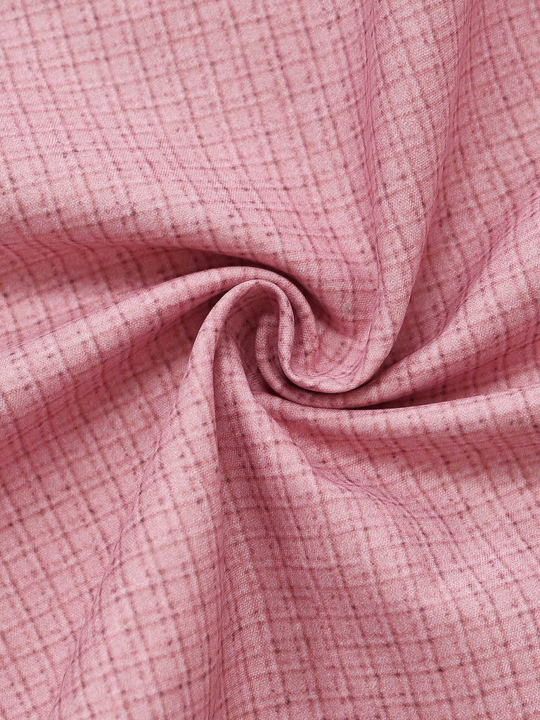Rosa 50er Oktoberfest-Dirndl-Set mit Samt-Detail und Schürze