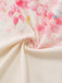 Rosa 40er Ärmelloses Midikleid mit Blumen