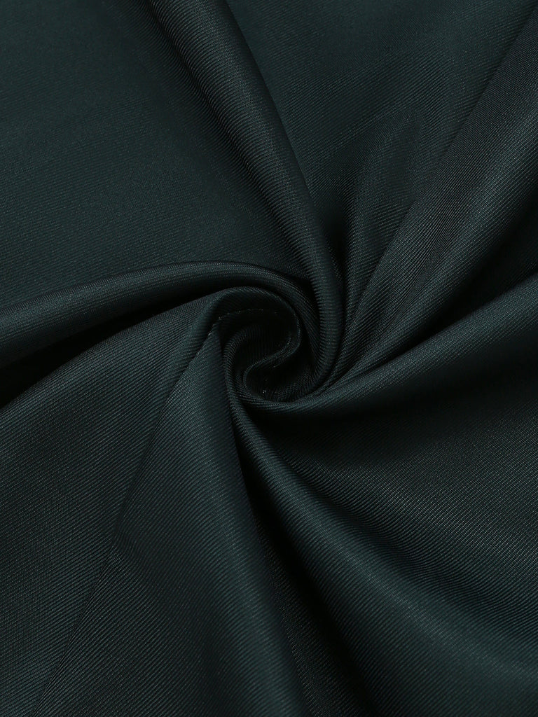 Schwarz-Blaues 40er Zauberer-Cape Kleid