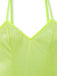 Grünes 50er Feenkleid mit Blatt-Saum und Flügeln