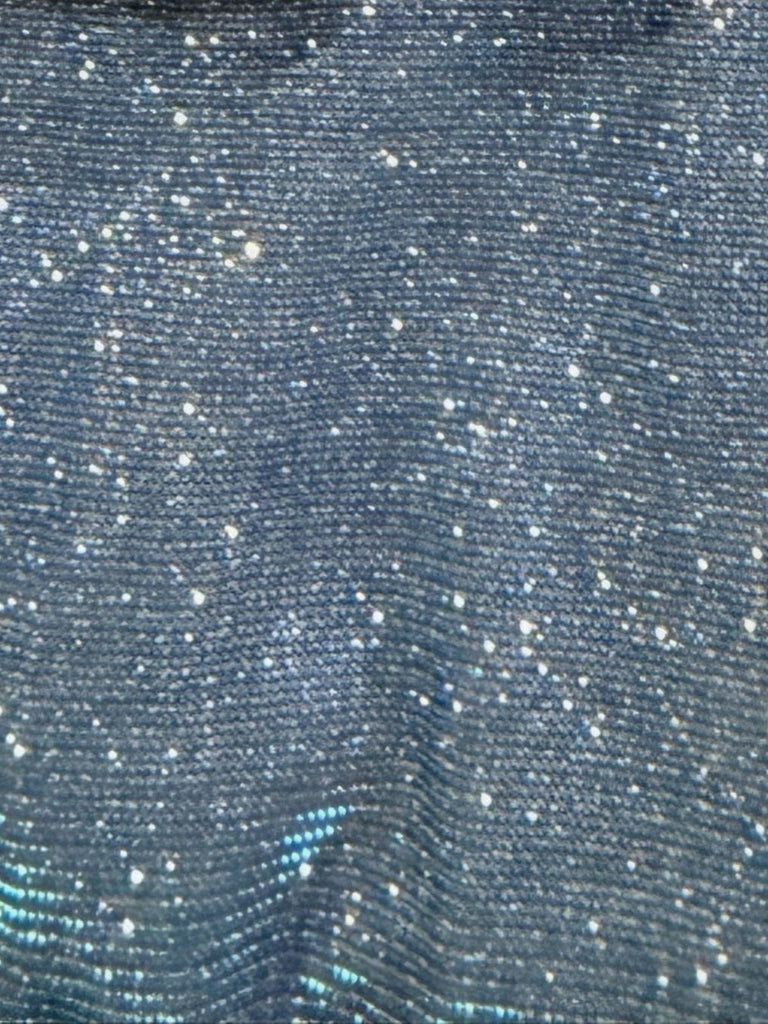 40er Maxikleid mit Carmen-Ausschnitt und Glanz