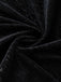 Schwarzes 50er schulterfreies Kleid mit Samt und Spitze