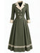 40er Trenchcoat mit Kerbrevers und Doppelknopfleiste