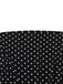 Schwarzer 50er Carmen-Jumpsuit mit Polka-Dots und Schleife