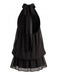 60er Kleid mit Stehkragen und Neckholder