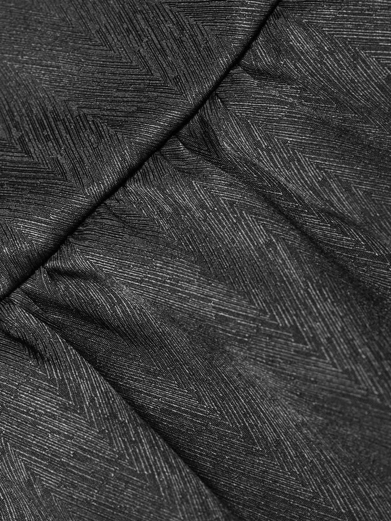 40er Gothic Kleid mit abnehmbarem Überwurf