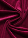 50er Samt-Midikleid mit Spitzenkragen und Rüschenärmeln