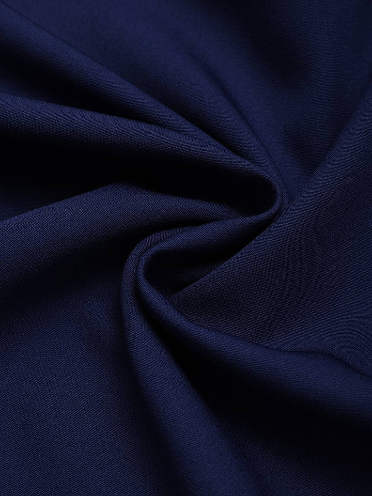 50er Kleid mit Spitzen-Patchwork und Carmen-Ausschnitt