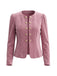 80er Blazer mit Wildleder-Optik und Doppelreiher