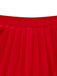 Rotes 50er Kleid & Schürze Set mit Polka-Dots