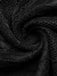 Schwarzes 50er Carmenkleid mit floraler Spitze