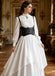 50er viktorianisches Gothic-Kostümset mit Bluse, Korsett und Rock