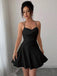 60er Minikleid mit Raffung und Wasserfallausschnitt