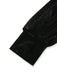 Schwarzes 60er Kleid mit Schulterschleife und betonter Taille