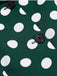 40er Shirtkleid mit Polka-Dots und Bindegürtel