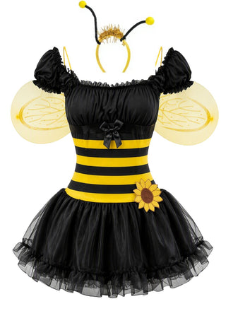 Gelbes & Schwarzes 50er Halloween mit 5pcs und Honey