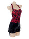 Rotes & Schwarzes 40er Set mit Neckholder und Zebra-Print