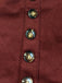 30er Shirtkleid mit Streifen und Wildleder-Patchwork