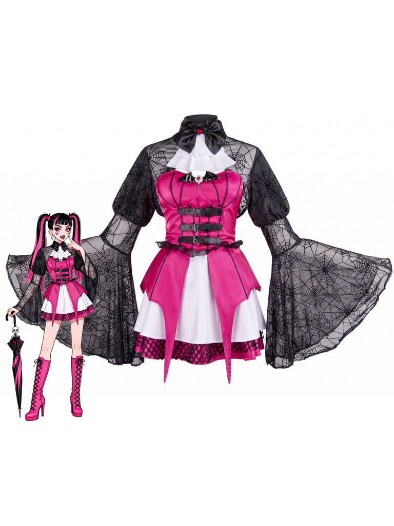 60er Gothic Monster Academy Vampir-Cosplay-Set