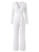 30er Jumpsuit mit Pailletten und langen Ärmeln