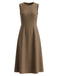 40er Nadelstreifenset aus Blazer und A-Linien-Midikleid