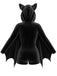 [Vorverkauf] Lila 60er Halloween Batgirl Samt-Romper mit Fledermausärmeln und Katzenohren-Kapuze