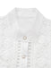 50er Bluse mit Spitze und Ballonärmeln