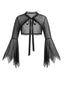Schwarzes Halloween Accessoire-Set mit Fledermausflügeln