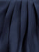 Marineblaues 70er Königin-Kostüm-Plisseekleid mit Cape