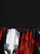 50er Halloween-Swingkleid mit Kürbis-Print und Blütenkragen